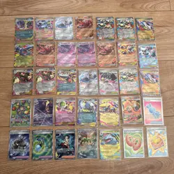 Pokemon TCG Phantasmal Flames Mega Evolution Bundle x35 Cards Charizard gengar - Image 1
