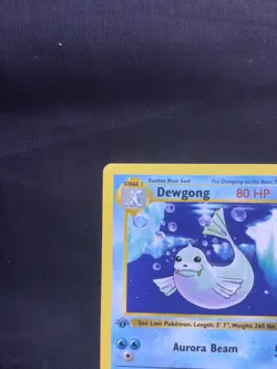 Pokemon Cards: Base Set 1st Edition Uncommon: Dewgong 25/102 - Image 2