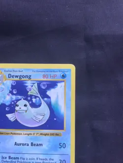 Pokemon Cards: Base Set 1st Edition Uncommon: Dewgong 25/102 - Image 3
