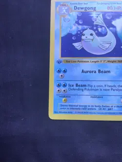 Pokemon Cards: Base Set 1st Edition Uncommon: Dewgong 25/102 - Image 5