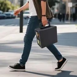 AFIING Commander Deck Box for MTG/EDH, Fits 400+ Double-Sleeved Cards, with Disp - Image 2