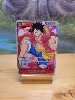 One Piece Card Game The Best Monkey D. Luffy OP01-024 SR - English NM - Image 1