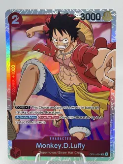 MONKEY.D.LUFFY OP01-024 SR THE BEST PRB01 ENGLISH ONE PIECE CARD GAME TCG - Image 2
