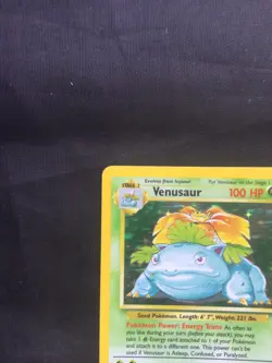 Pokemon Cards: Base Set Rare Holo: Venusaur 15/102 - Image 3