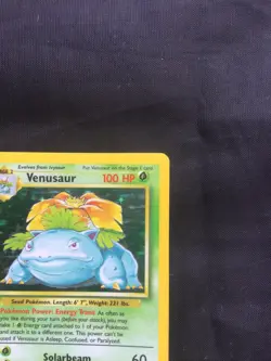 Pokemon Cards: Base Set Rare Holo: Venusaur 15/102 - Image 4