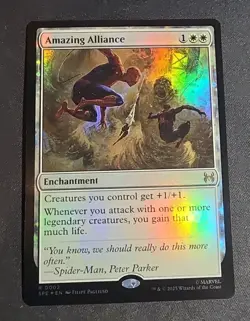 MTG Spider-Man: Amazing Alliance FOIL M/NM SPM #0002 - Image 1