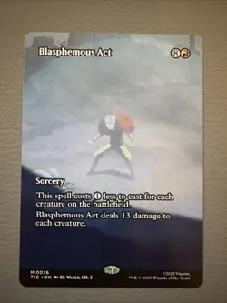 Blasphemous Act 26 MTG Avatar: The Last Airbender - Borderless - Regular NM - Image 1