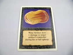 MTG - 3. REVISED ED. (WB/'94) - WARP ARTIFACT - VERFORMTES ARTEFAKT/NEVER PL./NM - Image 1