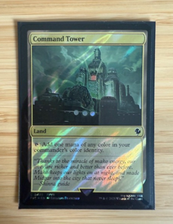 MTG: Command Tower (0485) (Surge Foil) Commander: Final Fantasy Surge Foil NM - Image 1