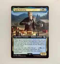 Magic the Gathering: Ignis Scientia (Extended Art) Final Fantasy Regular NM - Image 1