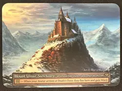 MOUNT USSAR SANCTUARY SORCERY CONTESTED REALM GOTHIC UNIQUE SITE SP! - Image 1