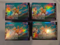 Magic The Gathering Final Fantasy Chocobo Bundle of 4 SEALED!! - Image 1