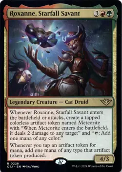 Roxanne, Starfall Savant Outlaws of Thunder Junction Magic MTG NM - Image 1