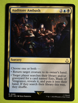 Auditore Ambush ACR 295 MTG NM/M Never Played - Image 1