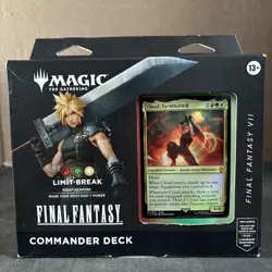 LIMIT BREAK COMMANDER DECK MTG MAGIC GATHERING FINAL FANTASY VII NEW SEALED - Image 1