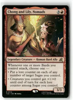 Chong And Lily Nomads MTG Avatar The Last Airbender Jumpstart NM - Image 1