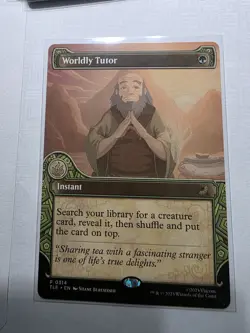 Magic MTG Avatar Eternal Legal Worldly Tutor TLE 0314 Showcase Promo - Image 1