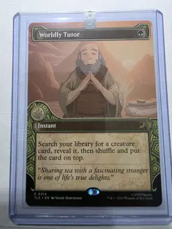 Magic MTG Avatar Eternal Legal Worldly Tutor TLE 0314 Showcase Promo - Image 5