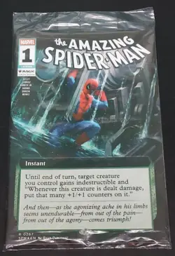 MTG Spider-Man Final Battle Promo - Amazing Spider-Man #1 Comic Variant SEALED - Image 1