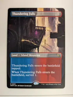 MTG - Thundering Falls - MKM - R - Borderless - 331 - Image 1