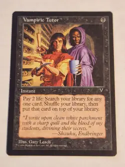 Mtg Magic Visions Vampiric Tutor LP - Image 1