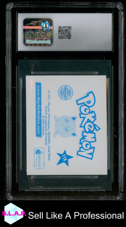 MACHAMP POKEMON MERLIN 116 2000 SERIES 2 CRACKED ICE CGC 9 - Image 2