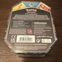Pokemon TCG Vaporeon V Tin Eevee Evolutions Factory Sealed 2021 - Image 3