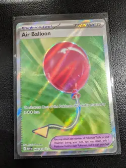 Air Balloon 166/132 Ultra Rare Full Art Pokemon TCG Mega Evolution NM - Image 2