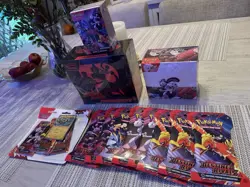 Pokemon TCG Destined Rivals lot Booster Box ETB Booster Bundle Zebstrika & Packs - Image 1