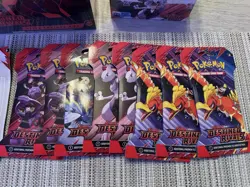 Pokemon TCG Destined Rivals lot Booster Box ETB Booster Bundle Zebstrika & Packs - Image 3