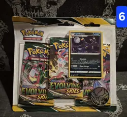 2 X Pokemon TCG Sword & Shield Evolving Skies 3-Pack Blister + Umbreon Sealed - Image 4