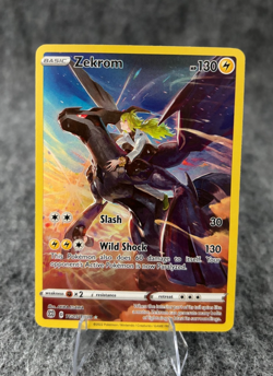 Pokemon TCG Swsh09: Brilliant Stars Trainer Gallery Zekrom TG05/TG30 Holo NM - Image 1