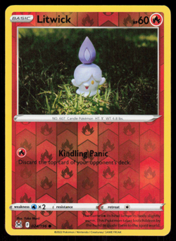 Litwick 024/196 Reverse Holo 2022 Pokemon Lost Origin NM - Image 1