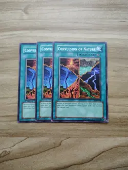 Yu-Gi-Oh! - Convulsion Of Nature 3X - Full Playset - Image 1