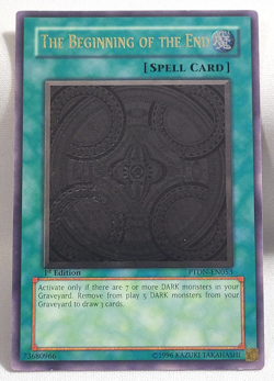 YuGiOh TCG The Beginning of the End 1st Edition Ultimate Rare PTDN-EN053 LP - Image 1