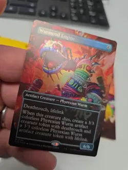 Magic Wurmcoil Engine Foil Play-Doh Secret Lair R 2196 Sld En Mtg Tcg Card - Image 2