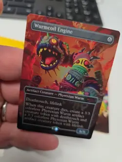 Magic Wurmcoil Engine Foil Play-Doh Secret Lair R 2196 Sld En Mtg Tcg Card - Image 3