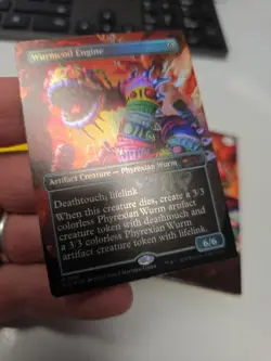 Magic Wurmcoil Engine Foil Play-Doh Secret Lair R 2196 Sld En Mtg Tcg Card - Image 5