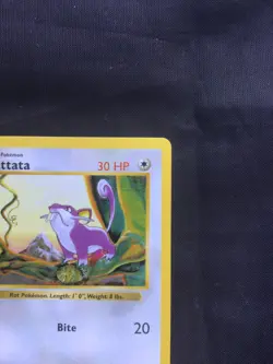 Pokemon Cards: Base Set 1st Edition Common: Rattata 61/102 - Image 3