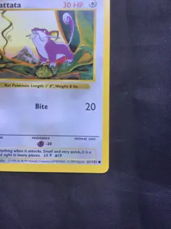 Pokemon Cards: Base Set 1st Edition Common: Rattata 61/102 - Image 4