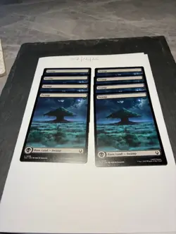 Magic the Gathering MTG Swamp Full Art x8 Land Cards NM/M Avatar - Image 1