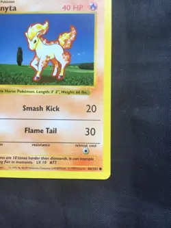 Pokemon Cards: Base Set 1st Edition Common: Ponyta 60/102 - Image 4