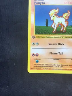 Pokemon Cards: Base Set 1st Edition Common: Ponyta 60/102 - Image 5