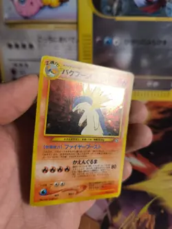 Pokemon Karte Card Tornupto Typhlosion Neo Genesis Holo Wotc japanese Exc-NM - Image 2