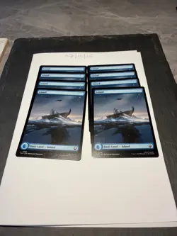 Magic the Gathering MTG Island Full Art x8 Land Cards NM/M Avatar - Image 1