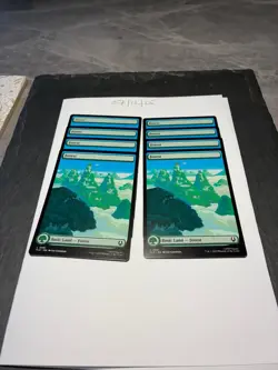 Magic the Gathering MTG Forest Full Art x8 Land Cards NM/M Avatar - Image 1