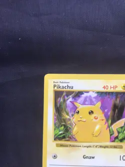 Pokemon Cards: Base Set Shadowless Common: Red Cheek Pikachu 58/102 - Image 2