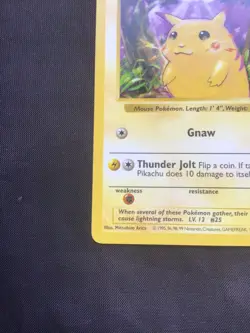 Pokemon Cards: Base Set Shadowless Common: Red Cheek Pikachu 58/102 - Image 5