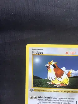 Pokemon Cards: Base Set 1st Edition Common: Pidgey 57/102 - Image 2