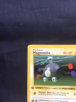 Pokemon Cards: Base Set 1st Edition Common: Magnemite 53/102 - Image 2